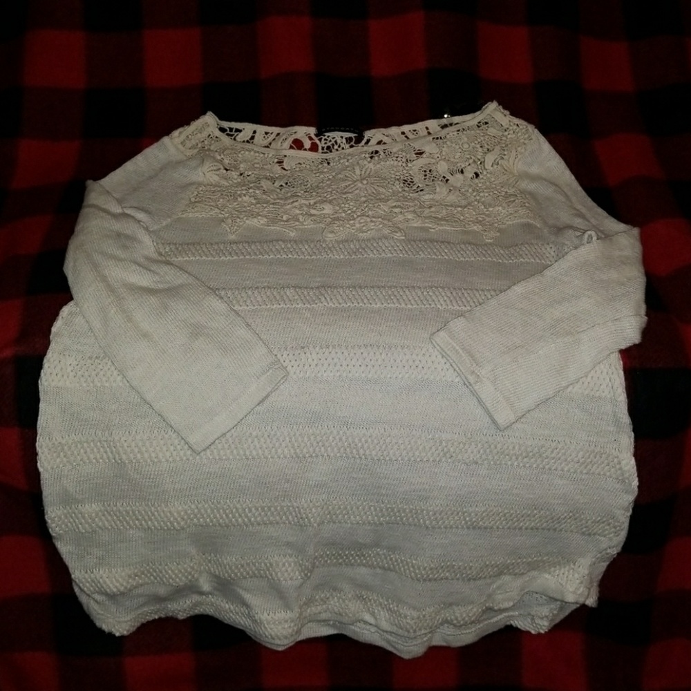 Cream sweater